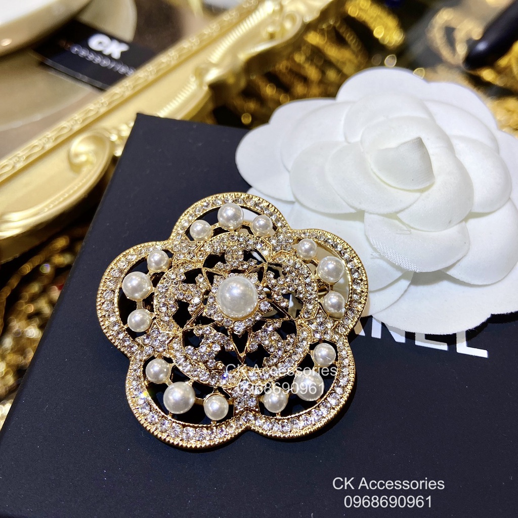 [Ảnh thật] Cài Áo Thương Hiệu Cao cấp có dập logo phía sau