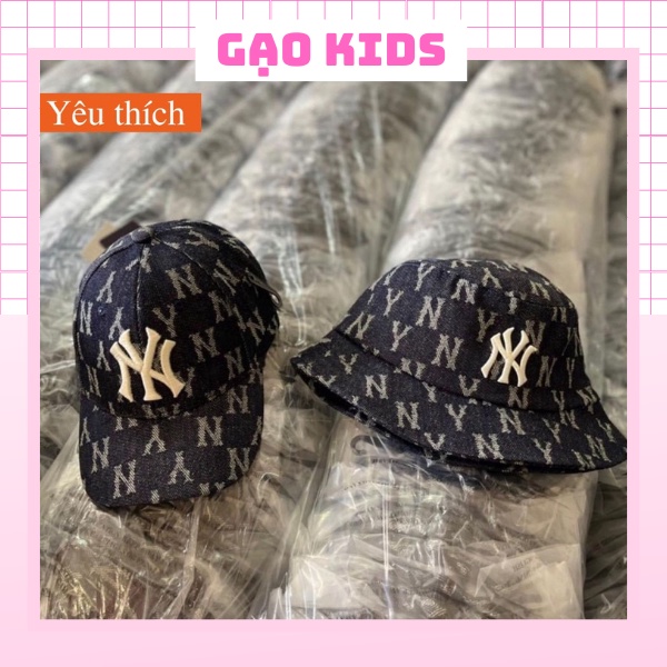 Mũ MLB lưỡi trai , nón MLB bucket cho bé trai bé gái xuất xịn full tag mác cho bé 2 - 8 tuổi