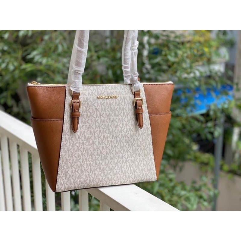 Túi MK auth sale (2 màu: trắng logo, nâu logo)