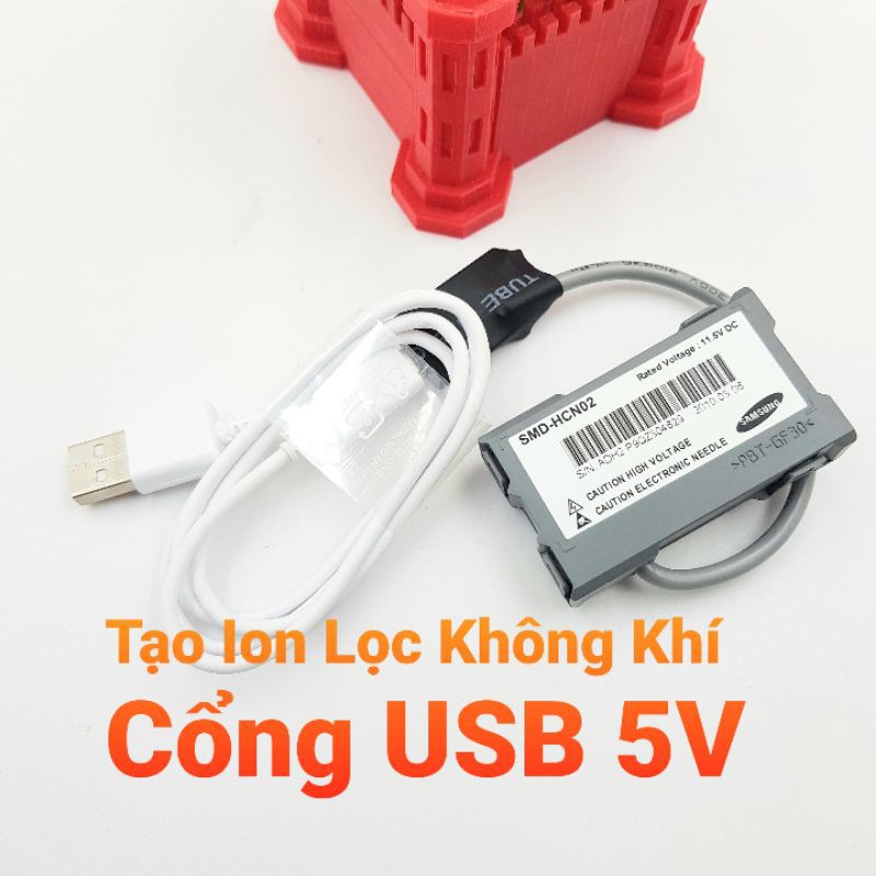 Bộ Tạo Ion Âm Cổng USB 5V Tiện Dụng, Máy Tạo Ion Âm SamSung 5V