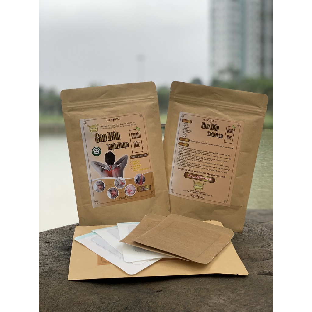 Cao dán thảo dược Minh Đức thiên nhiên hỗ trợ xương khớp