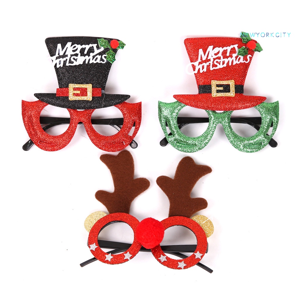 Ny-kính Mát Hình Tuần Lộc Giáng Sinh Thông Dụng Thoải Mái Nhiều Kiểu Dáng Trang Trí Cho Masq