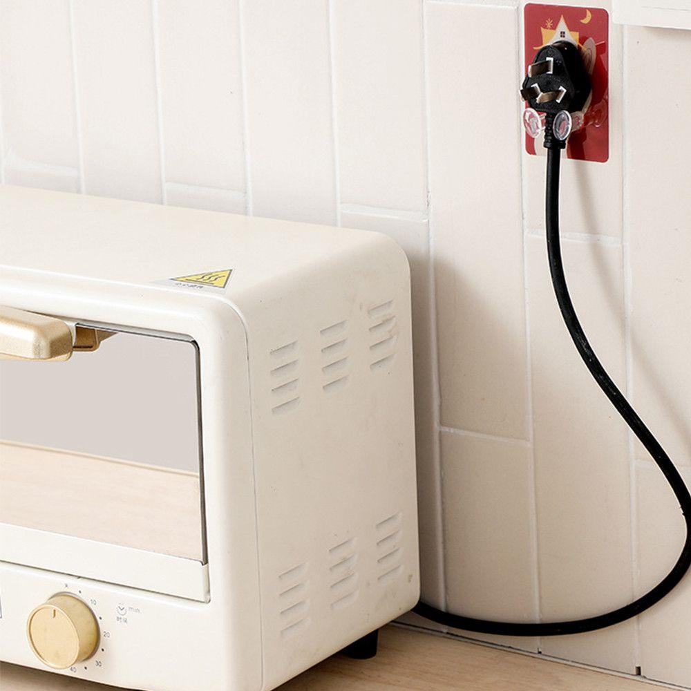 Set 4 Móc Dán Tường Treo Phích Cắm Điện Đa Năng
