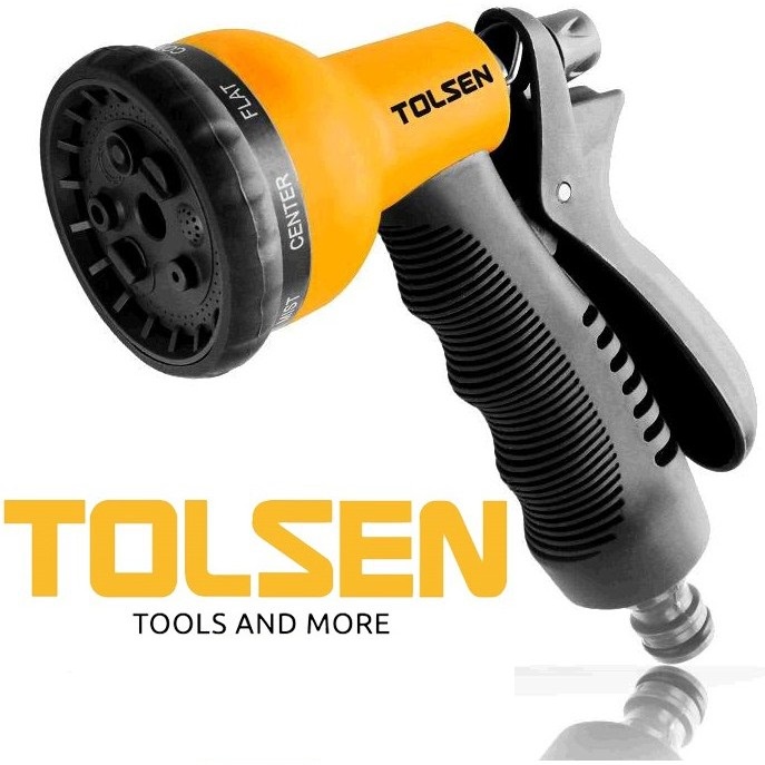 Vòi phun nước tưới cây làm vườn xịt rửa xe 8 tia TOLSEN 57100