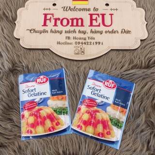GELATIN RUF NỘI ĐỊA ĐỨC