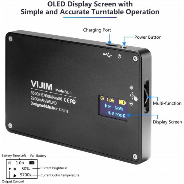 Đèn led Ulanzi VIJIM VL-1