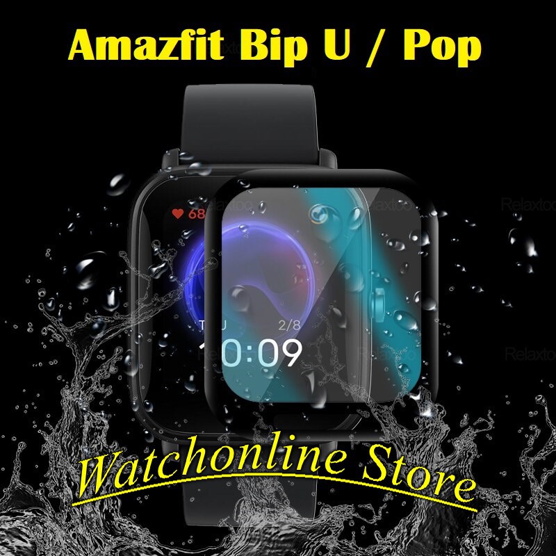 Miếng dán màn hình đồng hồ Amazfit Bip U, Amazfit Pop Full màn