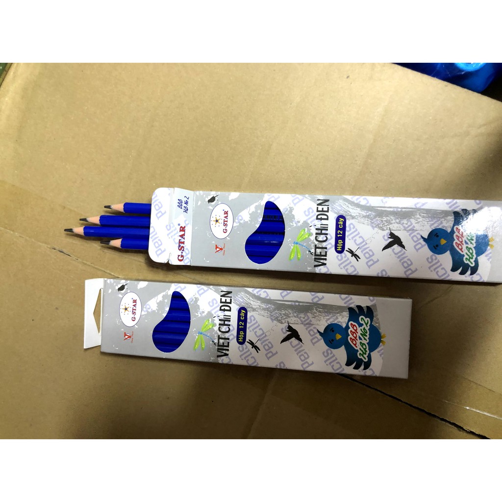 1 hộp 12 cây bút chì đen g-star hb no 2