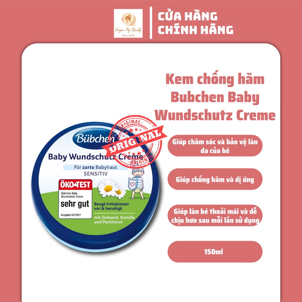 Kem chống hăm Bubchen Baby Wundschutz Creme 150ml