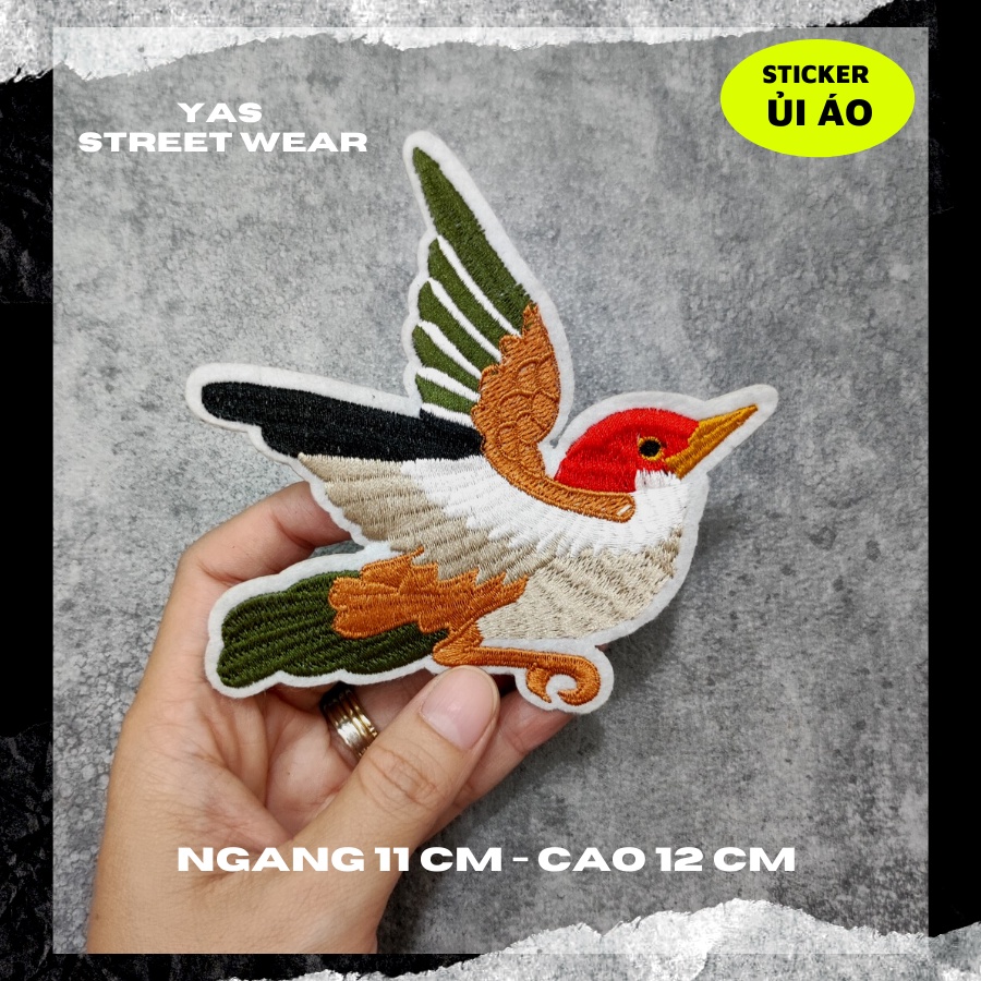 Sticker ủi áo cao cấp, miếng dán quần áo dùng làm Patch ủi, miếng vá quần áo, vá áo phao, trang trí BALO