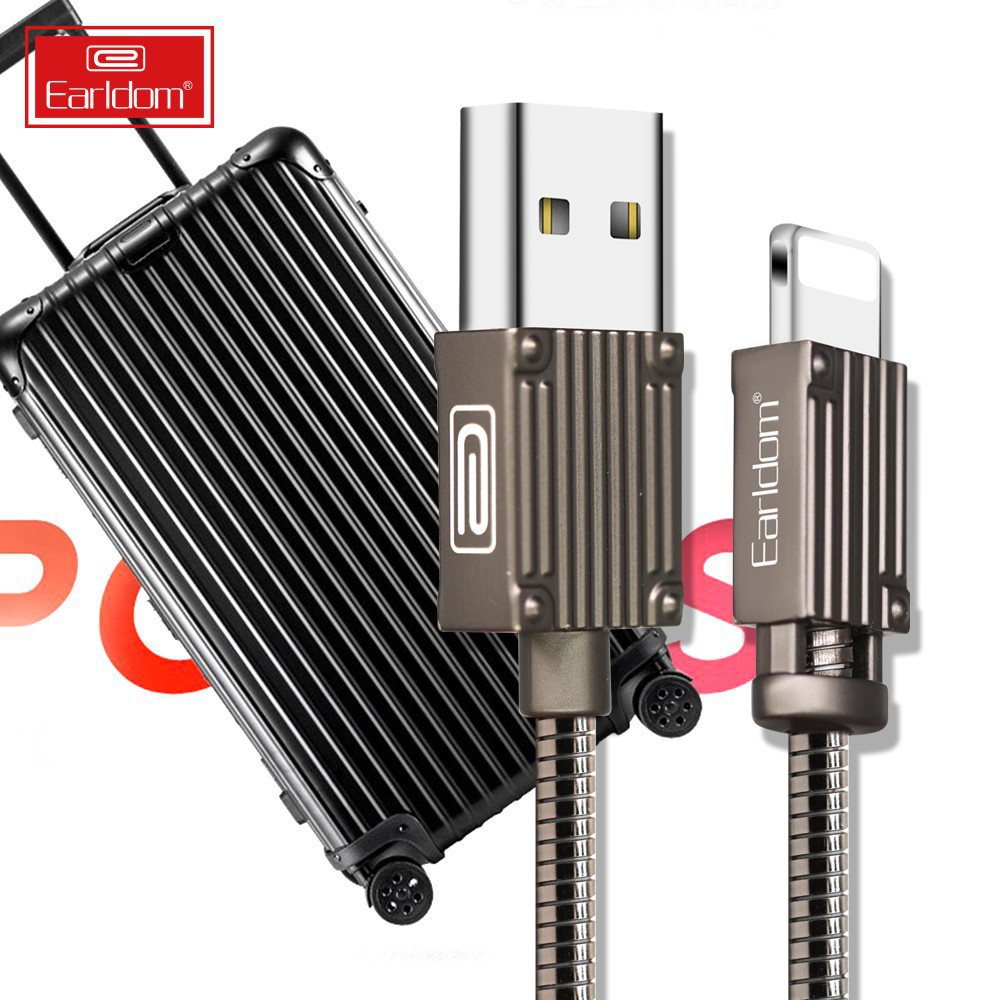 Cáp bọc thép EC47 siêu bền, sạc nhanh hơn...BH 2 năm và đổi trả thoải mái trong 7 ngày