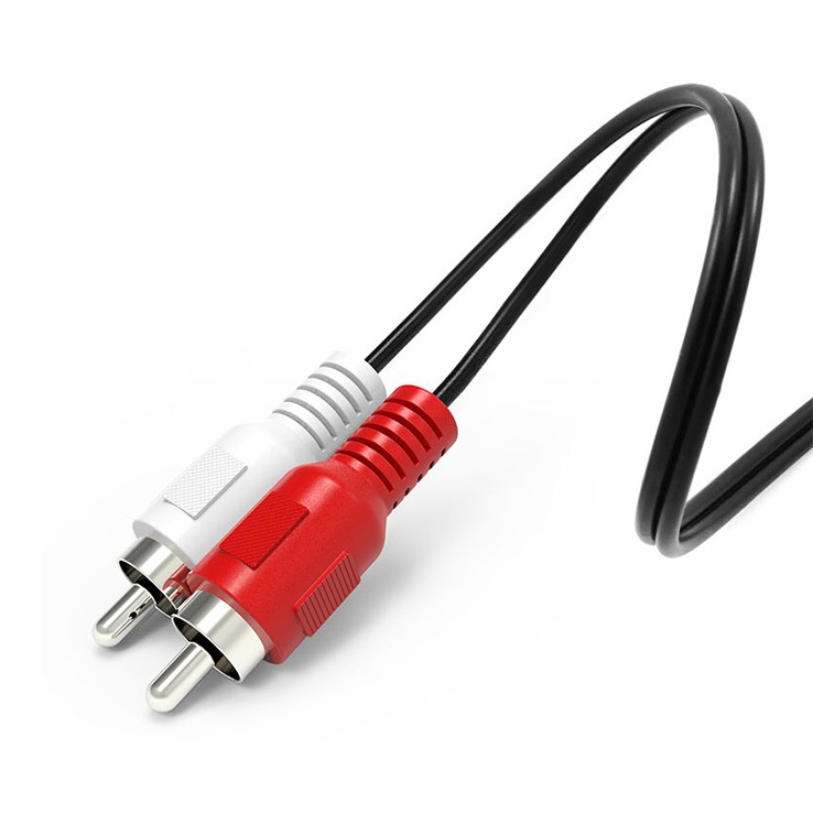 【1.2m】Cáp âm thanh chuyển đổi giắc 3.5mm AUX sang 3 RCA L/D dài