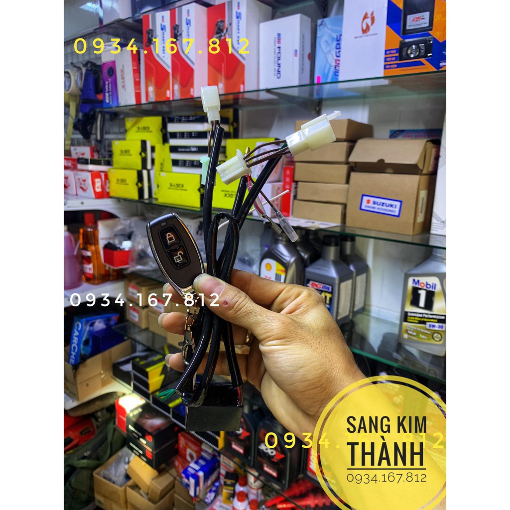 Mạch Tắt Mở Điện Xe và Đề Từ Xa Không Cần Chìa Khoá Cho Xe Exciter 150