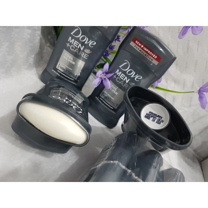 Lăn khử mùi nam Dove Men Care Cool Silver 76 gam của Mỹ