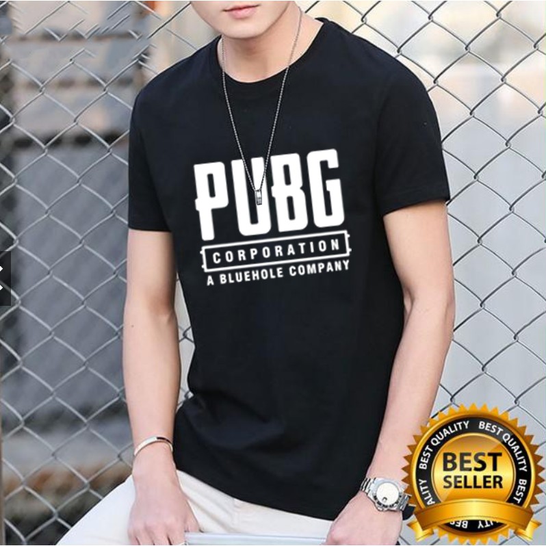 FreeShip Áo thun ngắn tay không cổ Nam Nữ Unisex Pubg Áo thun Phong Cách Gaming form xuông rộng