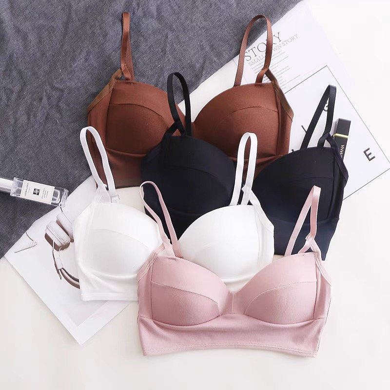 Áo Lót Nữ 828 Không Gọng Nâng Ngực - áo lót nữ 2 dây hở lưng nâng vòng một gợi cảm mẫu cao cấp ofelia