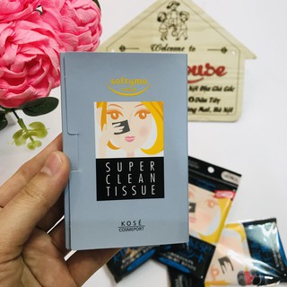 Giấy thấm dầu Kose than hoạt tính 60 tờ