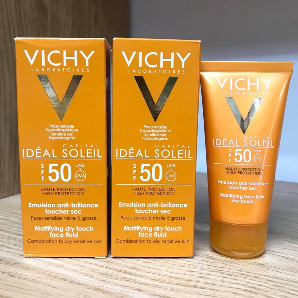 Kem Chống Nắng Không Gây Nhờn Rít SPF 50 Vichy Ideal Soleil 50ml