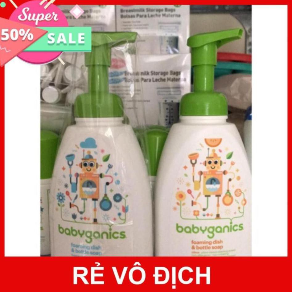 NƯỚC RỬA BÌNH SỮA BABYGANICS (USA) 473ml