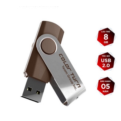 USB 2.0 Team Group E902 32GB /16GB/ 8GB/ 4B INC - Hãng phân phối chính thức, Bảo Hành 5 Năm