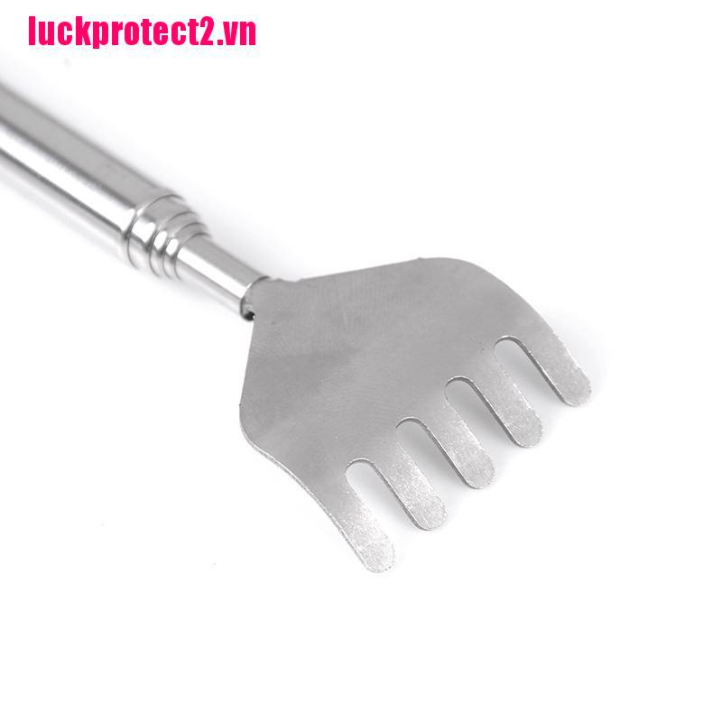 H&L Practical handy adjustable stainless steel back telescopic scratcher massager