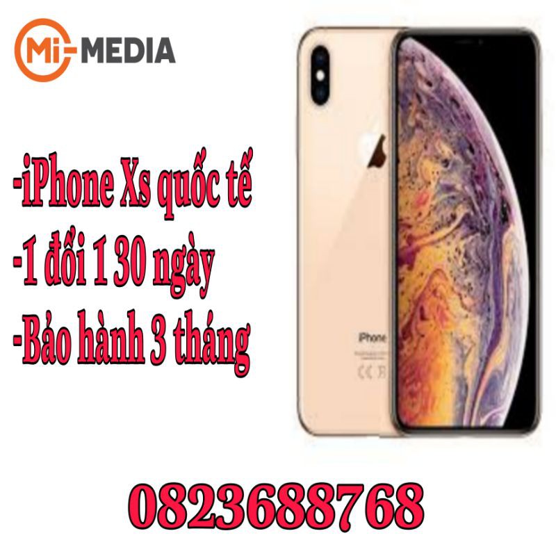 Điện thoại iPhone Xs quốc tế mới 99% bảo hành 1 năm