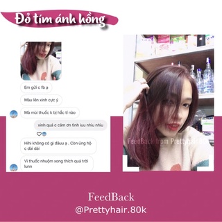 Nhuộm Đỏ Tím Ánh Hồng ( không cần tẩy )
