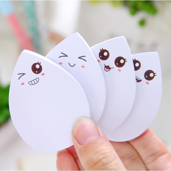Giấy note giọt nước ghi chú tiện lợi lại còn so kute
