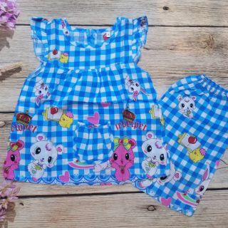 [NHẬP KIDTET hoàn 15% xu đơn 150k] Combo đồ bộ tole cho bé gái