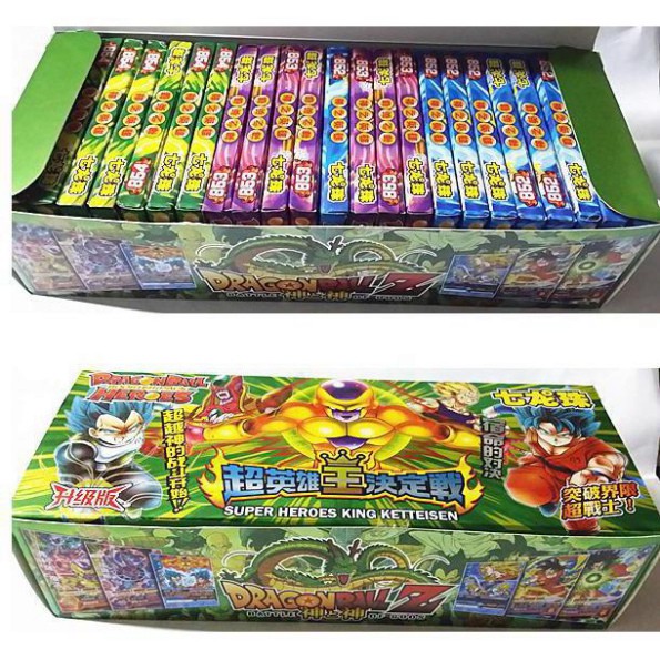 thẻ bài 7 Viên ngọc rồng siêu cấp DRAGON BALL ( hộp 18 lá ) giá rẻ