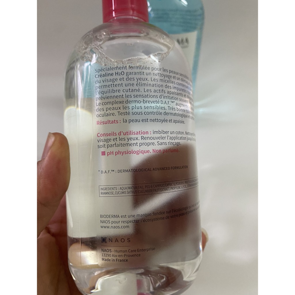 Tẩy Trang Bioderma 500ml ⚡️𝑪𝒉𝒖𝒂̂̉𝒏 𝑪𝒉𝒊́𝒏𝒉 𝑯𝒂̃𝒏𝒈 ⚡️ Hàng Nội Địa Pháp