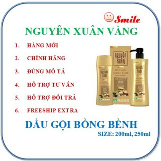 [MỚI] Dầu gội dược liệu Nguyên Xuân Bồng bềnhl - Ngát hương hoa, phù hợp cho da đầu dầu.