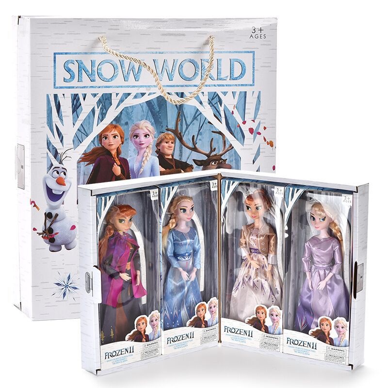 DISNEY Bộ búp bê công chúa Elsa Anna trong Frozen 26cm