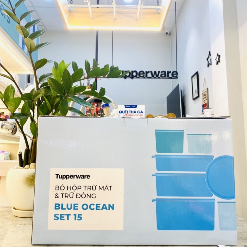 Bộ Hộp Trữ Mát & Đông Blue Ocean Set 15