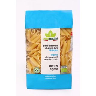 Nui Ống Dài Hữu Cơ Organic Penne Rigate Bioitalia 500g