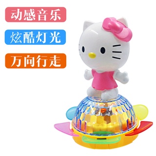 Đèn Trung Thu Hello Kitty Trên đài Sen Xoay Phát Sáng