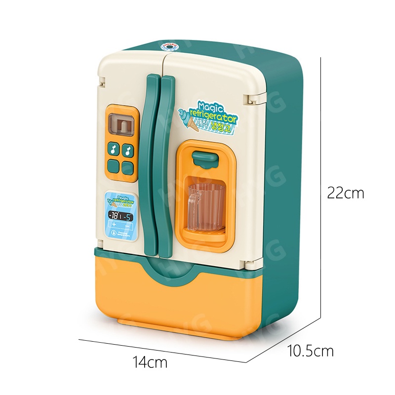Tủ lạnh đồ chơi ZHAN QI TOYS mini bằng nhựa cho bé