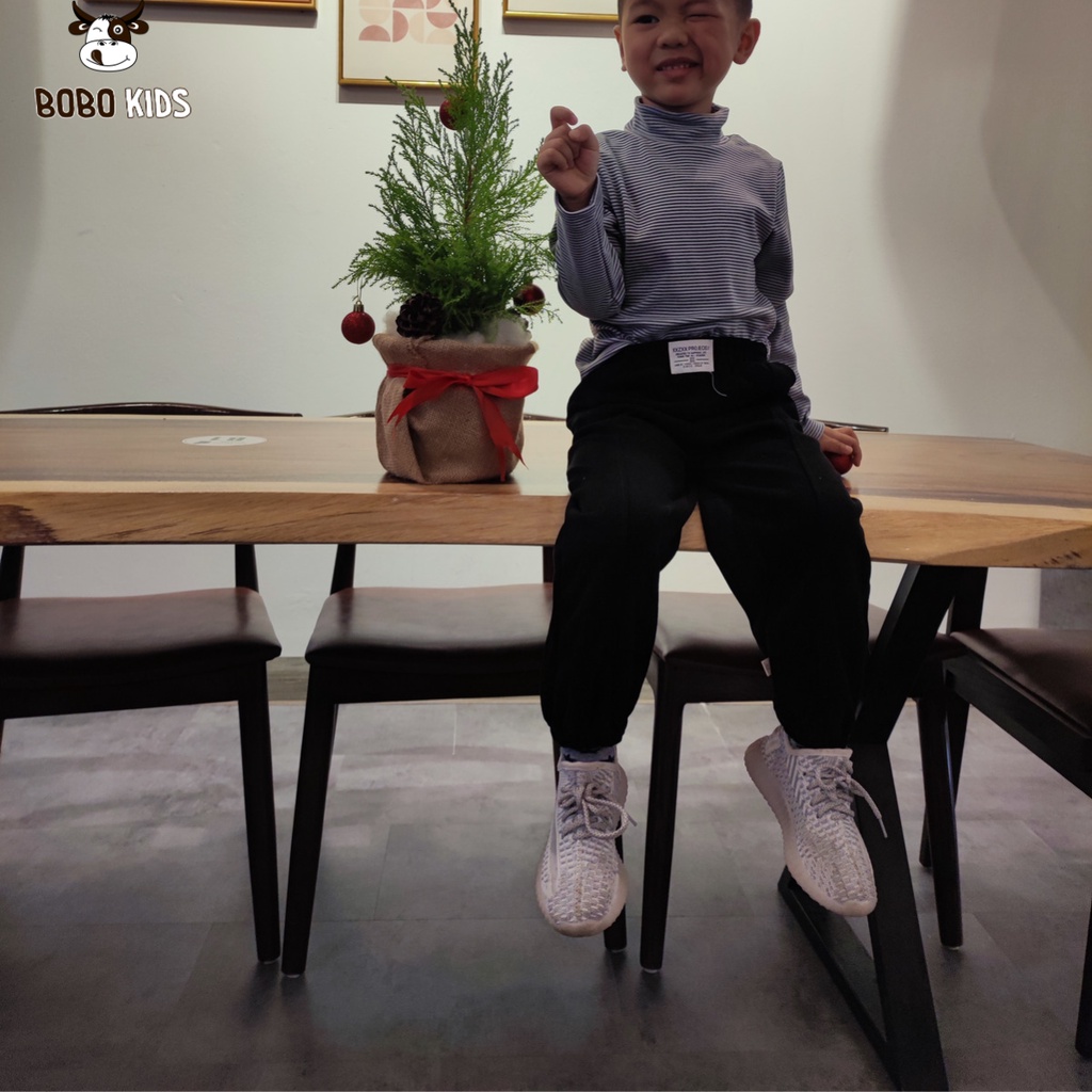 Quần Nỉ Cho Bé Trai Và Bé Gái BoBoKids Joger Bo Ống Có Lót Lông Cho Trẻ Em Tuổi Từ 1,5-10 Phong Cách Thời Trang Hàn Quốc