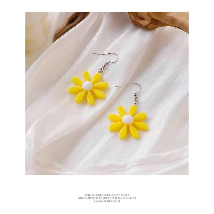 Bông tai kiểu dáng đơn giản phong cách Pháp