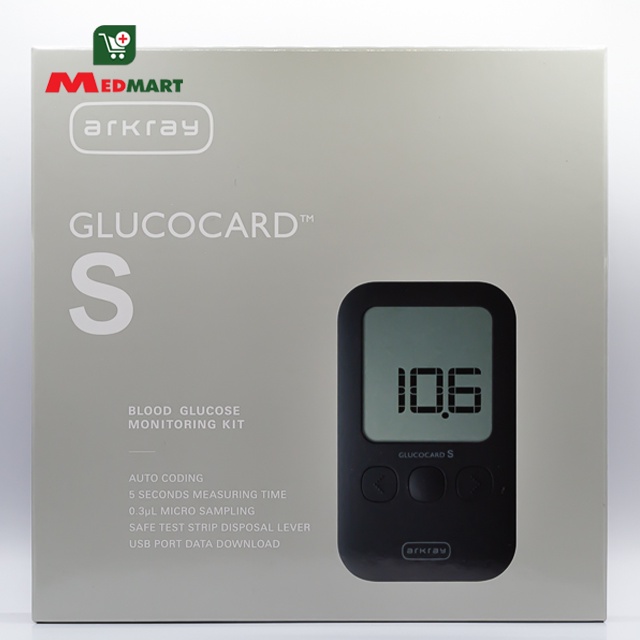 Máy Đo Đường Huyết Phát Hiện Tiểu Đường Arkray Glucocard S [Made In Japan] – Medmart