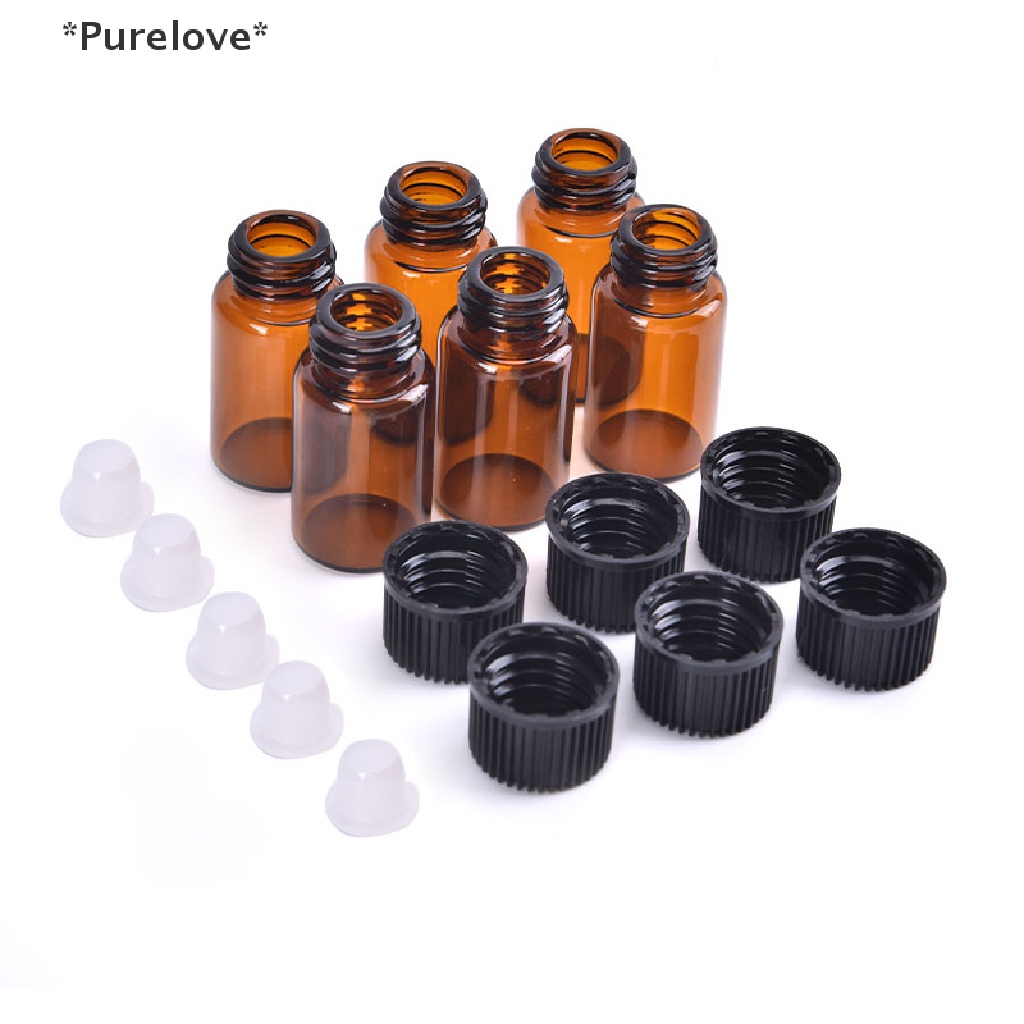 Set 100 Bình Thủy Tinh 1-3ml Đựng Tinh Dầu Tiện Dụng
