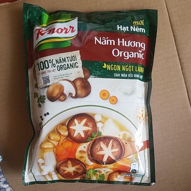 Knorr HẠT NÊM NẤM HƯƠNG Organic CHAY 400g | BigBuy360 - bigbuy360.vn