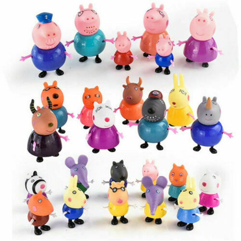 Set 25 Mô Hình Nhân Vật Phim Hoạt Hình Peppa Pig