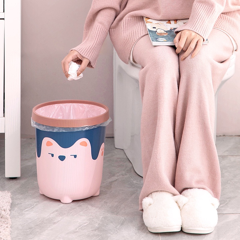Thùng Rác Cỡ Lớn Hình Gấu Đáng Yêu Tiện Lợi Dễ Sử Dụng