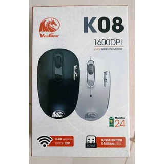 Chuột Không Dây Bluetooth Vinagear K08 1600DPI - Công Nghệ Việt , Pin dùng 2 Năm.
