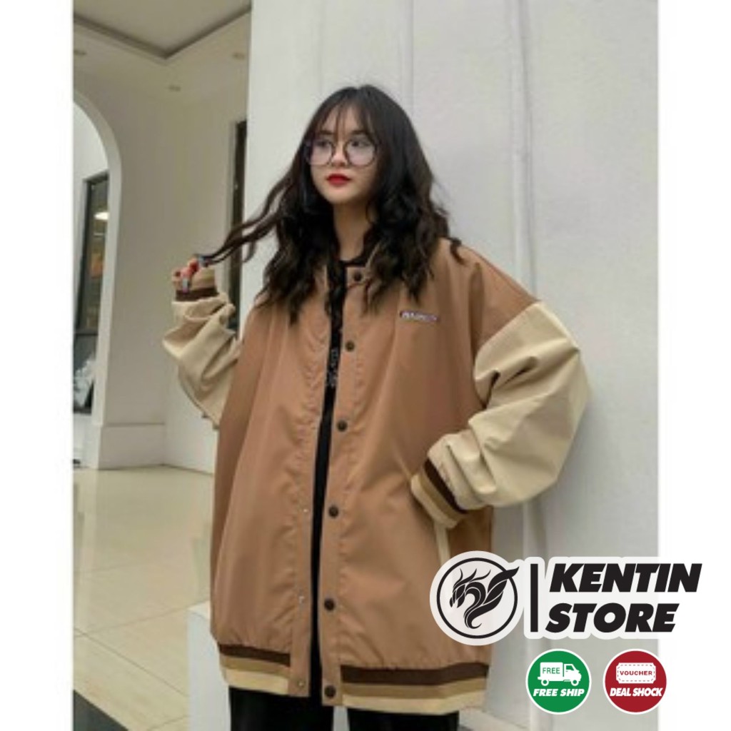 Áo khoác dù ngoại Boomber bóng chày Wasnotp cho nam nữ và cặp đôi form rộng dáng Unisex Ulzzang Phối Màu Hot Trend | BigBuy360 - bigbuy360.vn