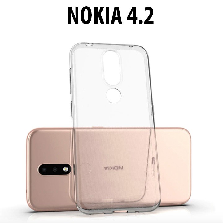 Ốp Lưng Silicon Trong Suốt Cho Nokia 4.2, Ốp Lưng Nokia 4.2