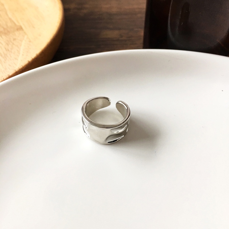 Nhẫn đeo ngón tay kim loại phong cách Âu Mỹ retro cá tính thời trang