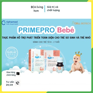 Men vi sinh tiêu hóa cho bé PrimePRO Bebé hỗ trợ phát triển toàn diện hệ tiêu hoá và tối ưu tăng trưởng cho trẻ
