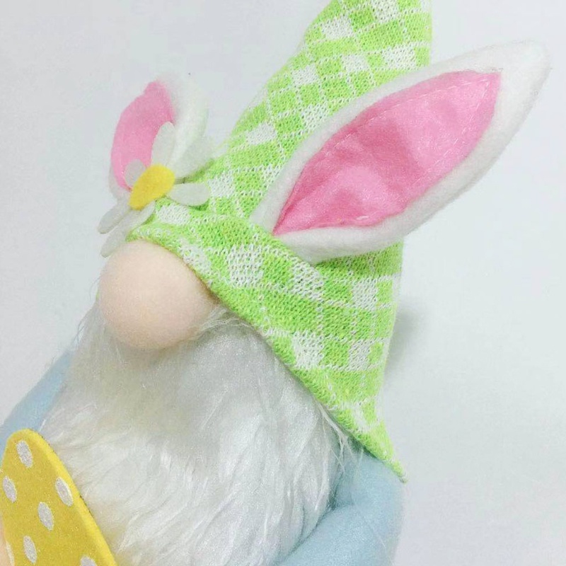 Trứng Lễ Phục Sinh Bằng Lông Nhung Thủ Công Không Mặt Trang Trí Cho Búp Bê Dwarf Swedish Tomte Elf